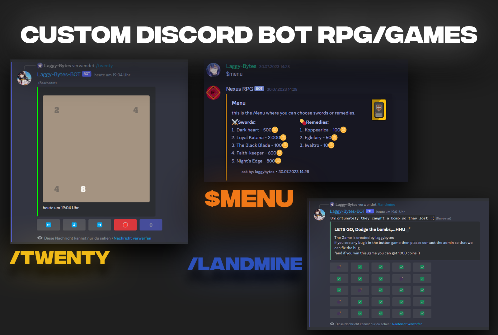RPG Games Bot